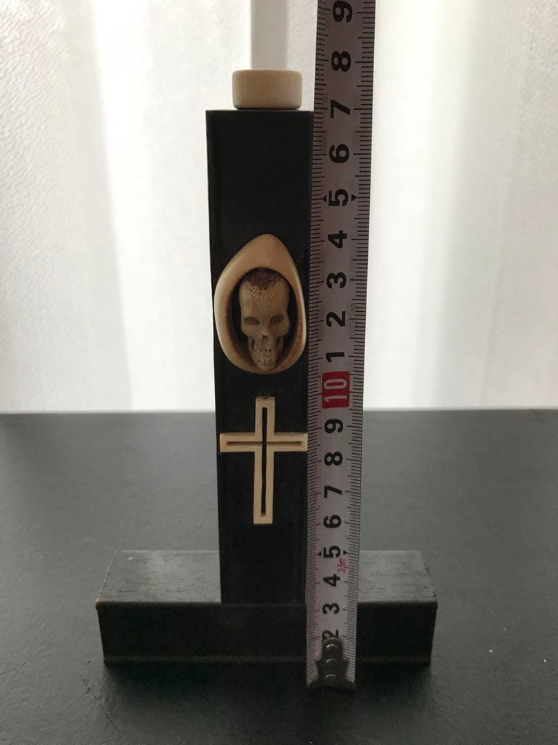 antique skull アンティーク スカル 十字架 洋物 オブジェ 置物