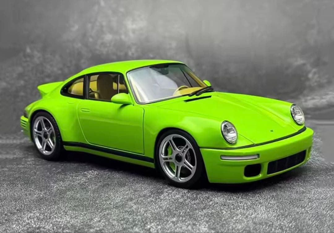 1:18 RUF SCR 2018バーチグリーン アロイ フルオープンカーモデル