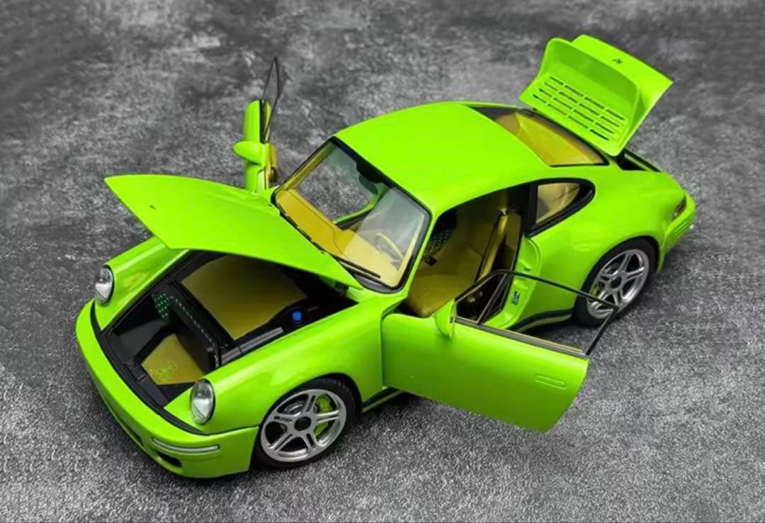 1:18 RUF SCR 2018バーチグリーン アロイ フルオープンカーモデル