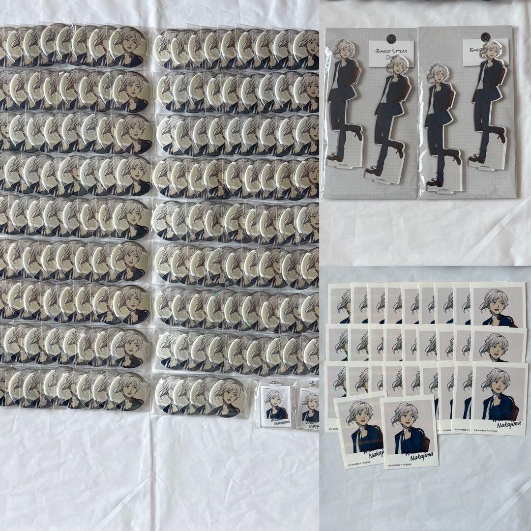 文豪ストレイドッグス 文スト 中島敦 出張 缶バッジ プラザ 特典 アクスタ