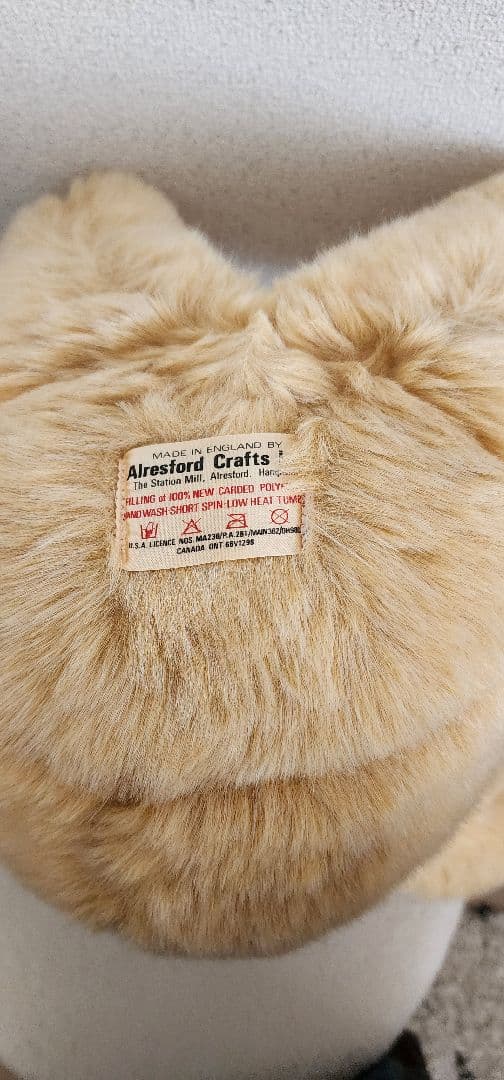 テディベア　Alresford Crafts　イギリス製