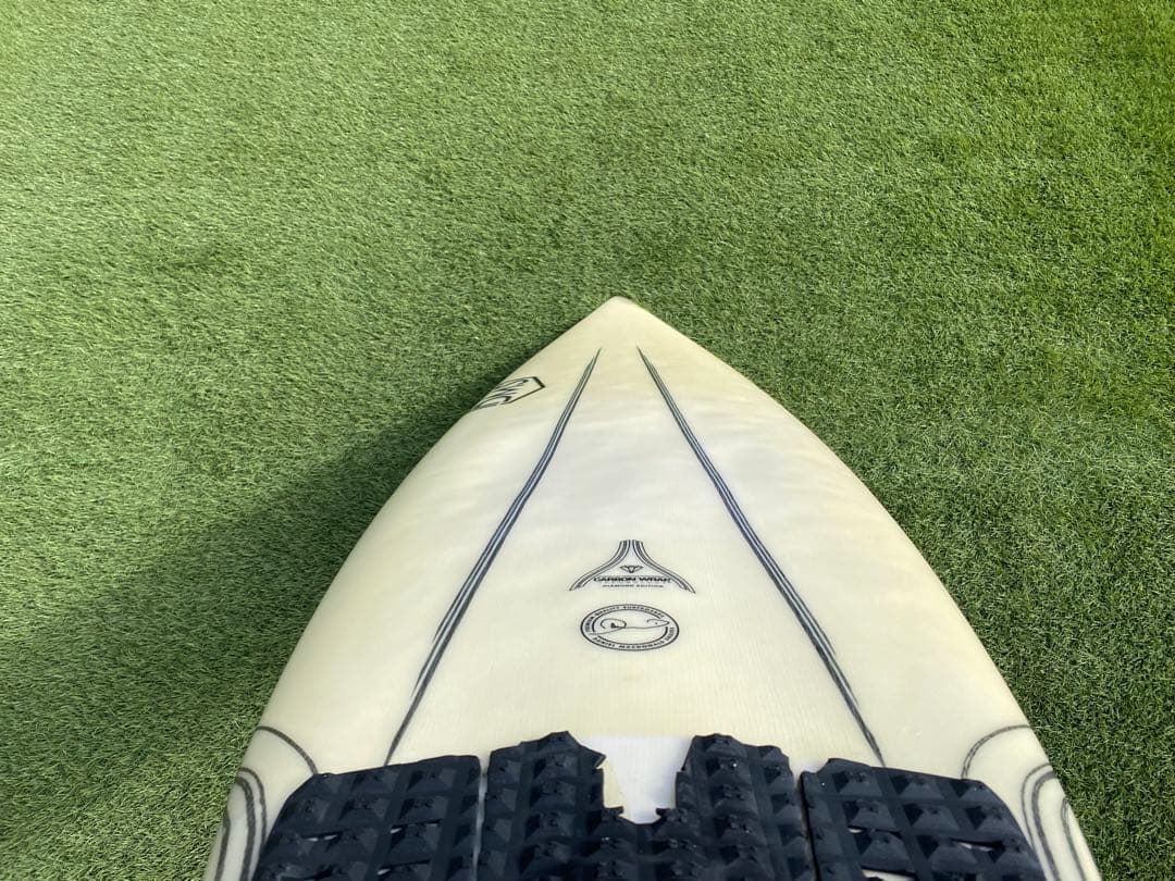 サーフィン・ボディボード DMS 5'9\" BLACK CAT CARBON WRAP DIAMOND