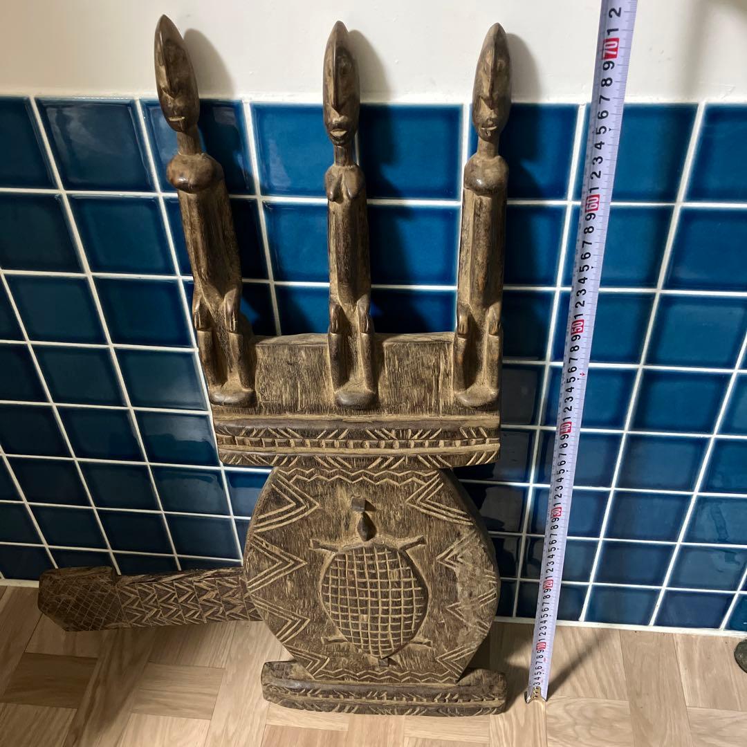 マリ　ドゴン族　木製ドアロック