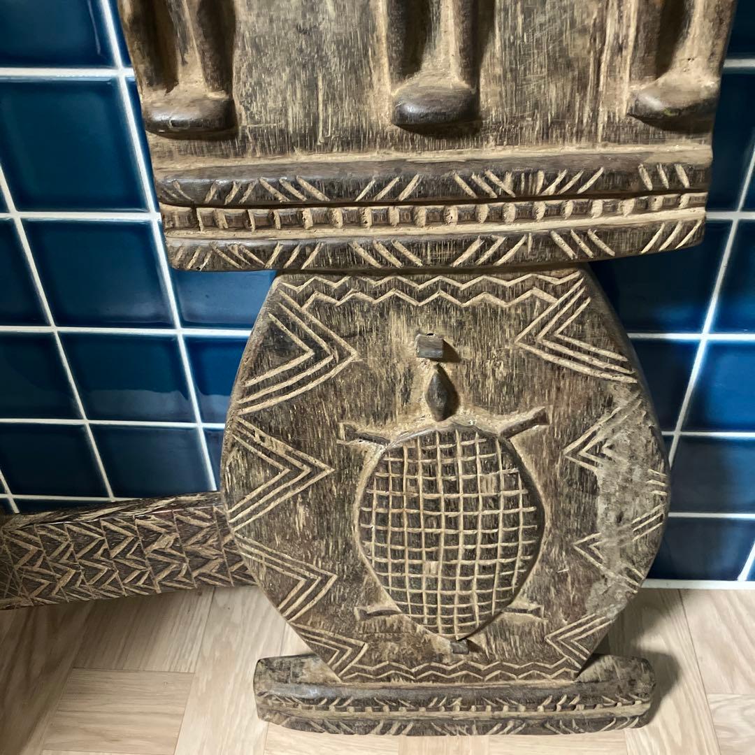 マリ　ドゴン族　木製ドアロック