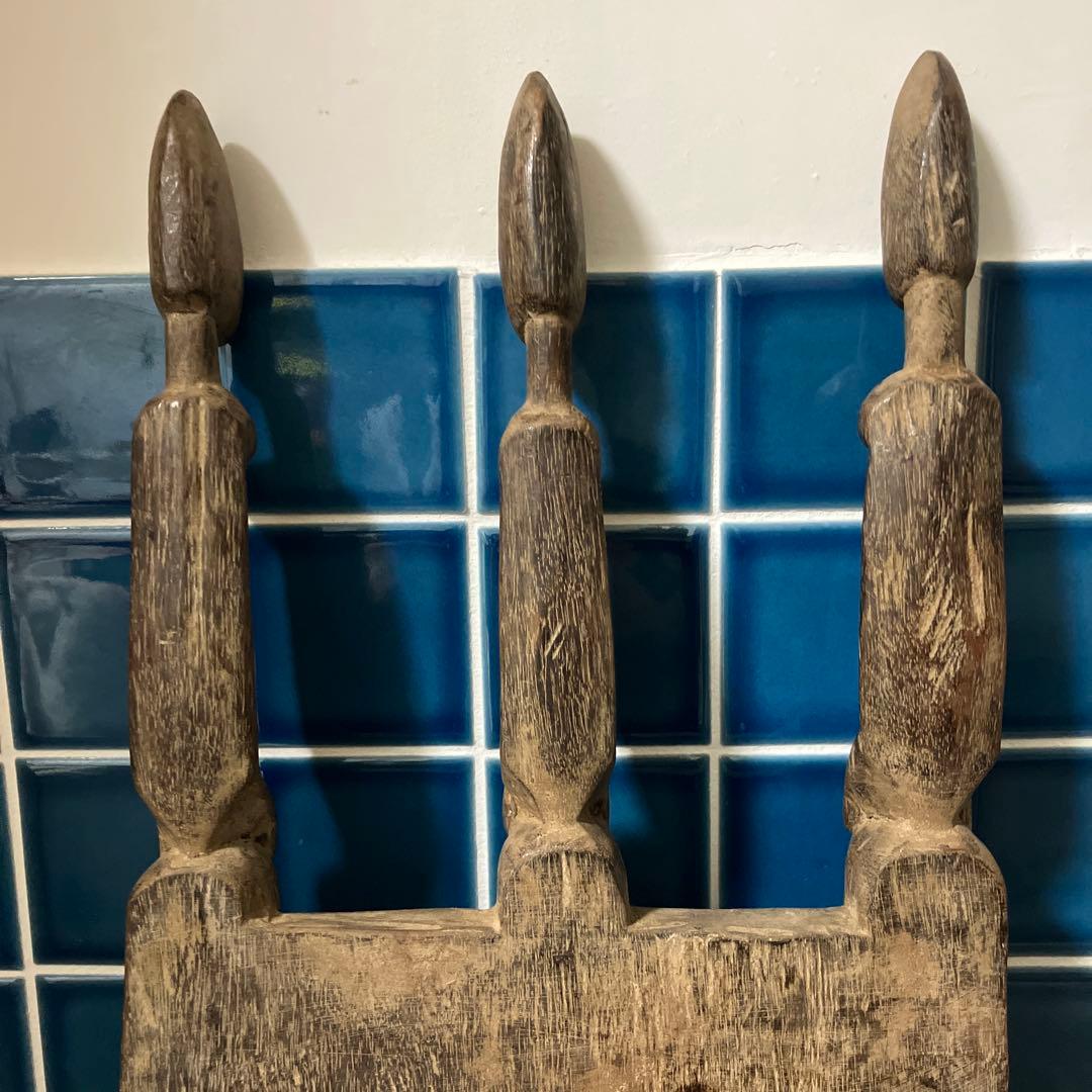 マリ　ドゴン族　木製ドアロック