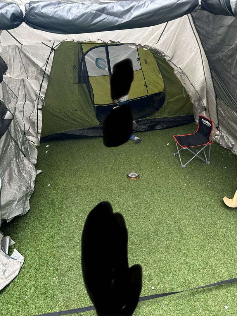 コメリ　ナチュラルシーズン ツールーム　クイックアップテント K4P+V