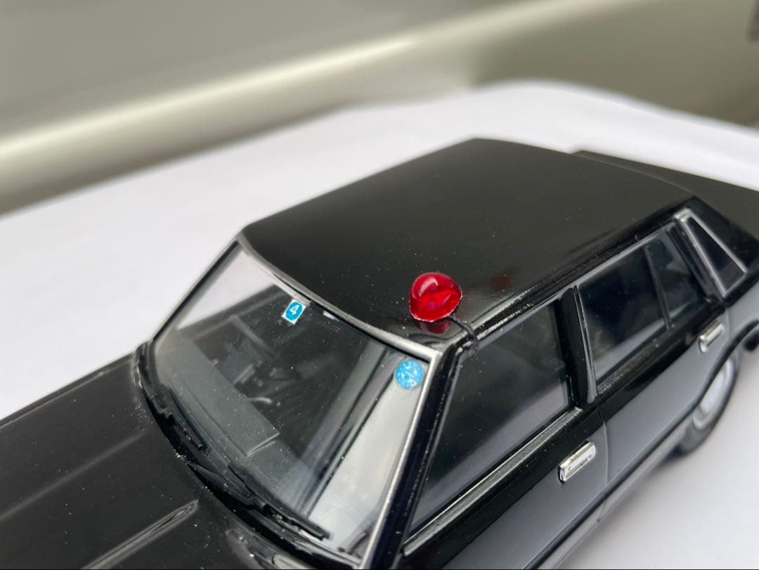 1/24 430セドリックセダン　警察車両仕様の完成品。