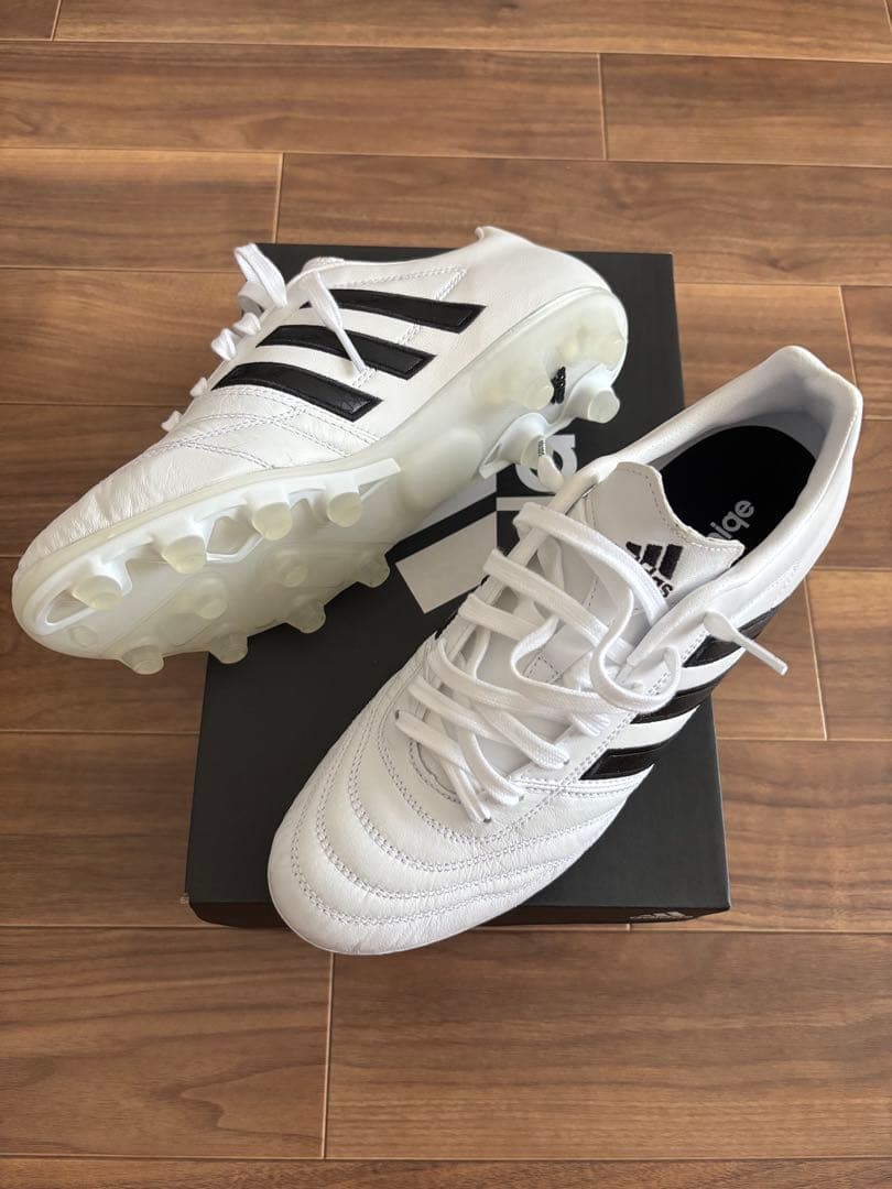 adidas GLORO ホワイト/ブラック スパイクシューズ　27cm