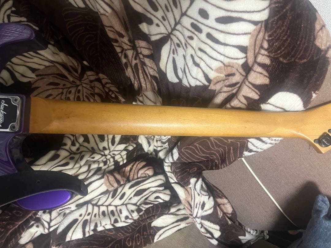 騎*谷様 グローバーJackson エレキギター 紫