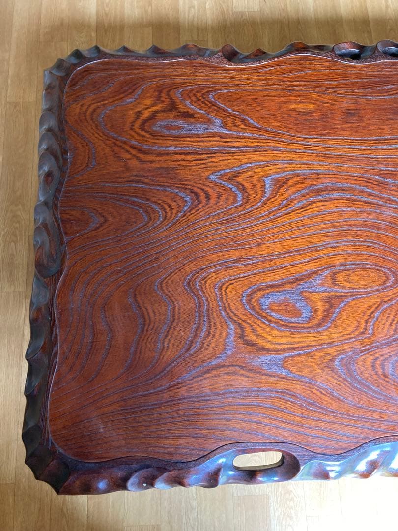 座卓 テーブル レトロ 一枚板 ヴィンテージ ローテーブル 家具 レトロ　昭和