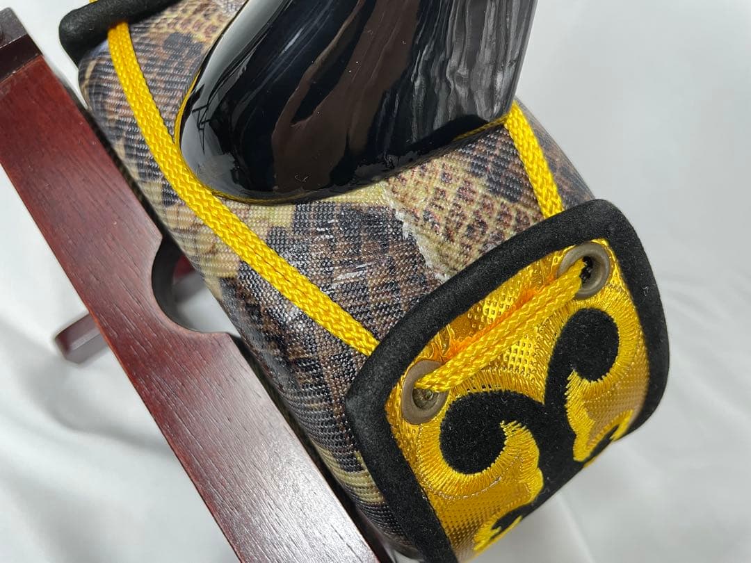 沖縄三線 ビンテージ人工皮 樫木棹