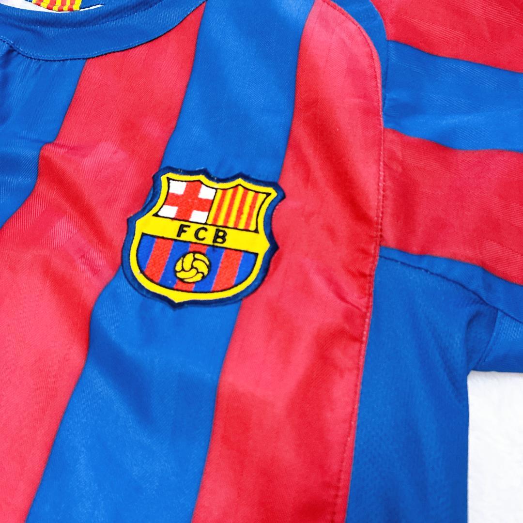 NIKE バルセロナ ユニフォーム プジョル 5番 M 長袖 バルサ FCB