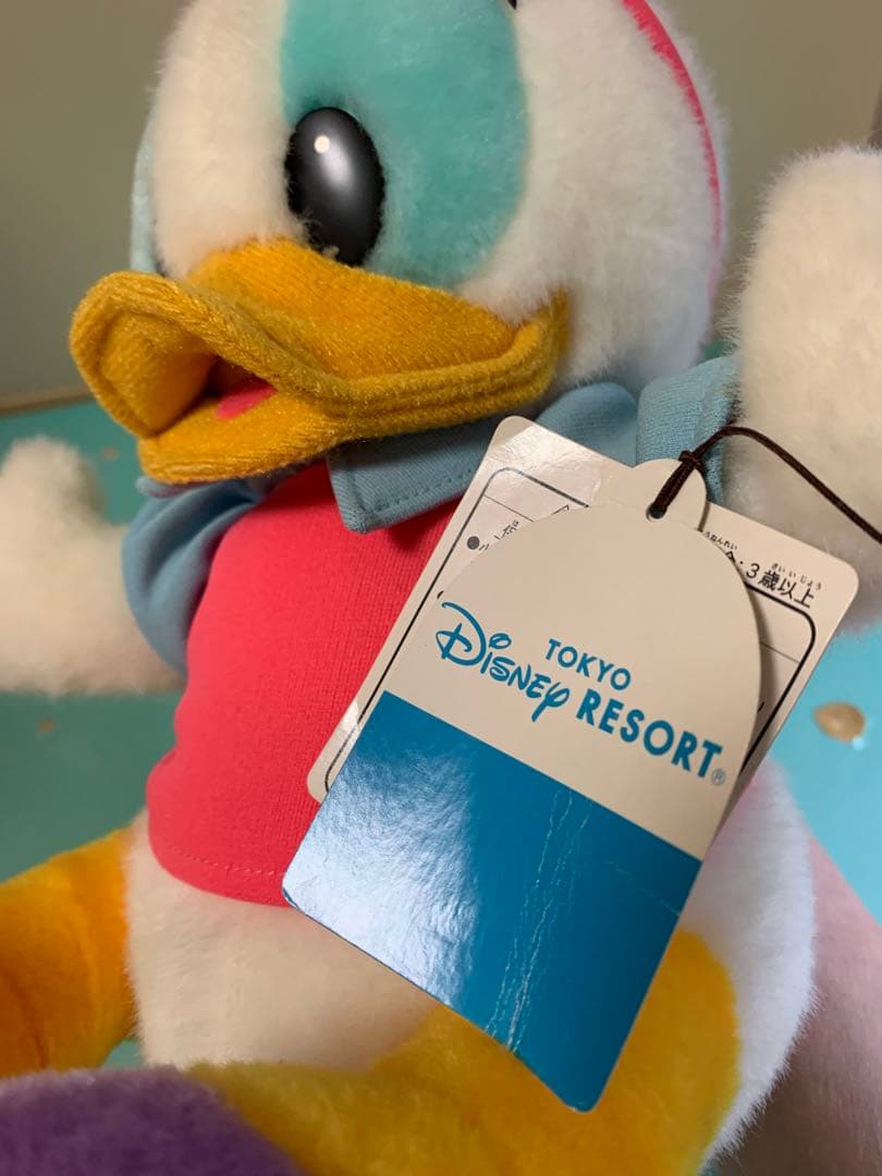 東京ディズニーランド　ドナルド　デイジー レトロ　ぬいぐるみ