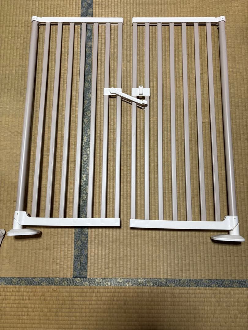 ペットゲート 猫用 色ベージュ 約200cm