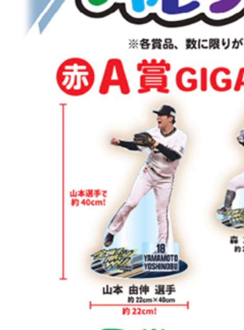 山本由伸　GIGAアクリルスタンド　オリックスバファローズ