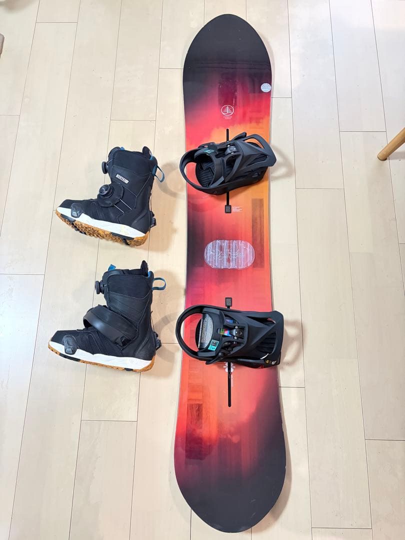 バートン　パウダーボード　デイトレーダー 150 step onセット
