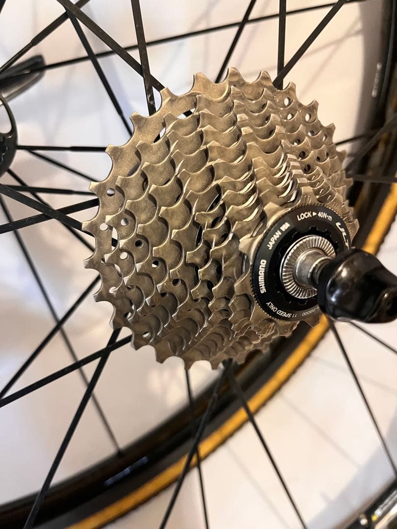 シマノWH-R9100 C40TUデュラエース　スプロケ付き　ホイールバック付き