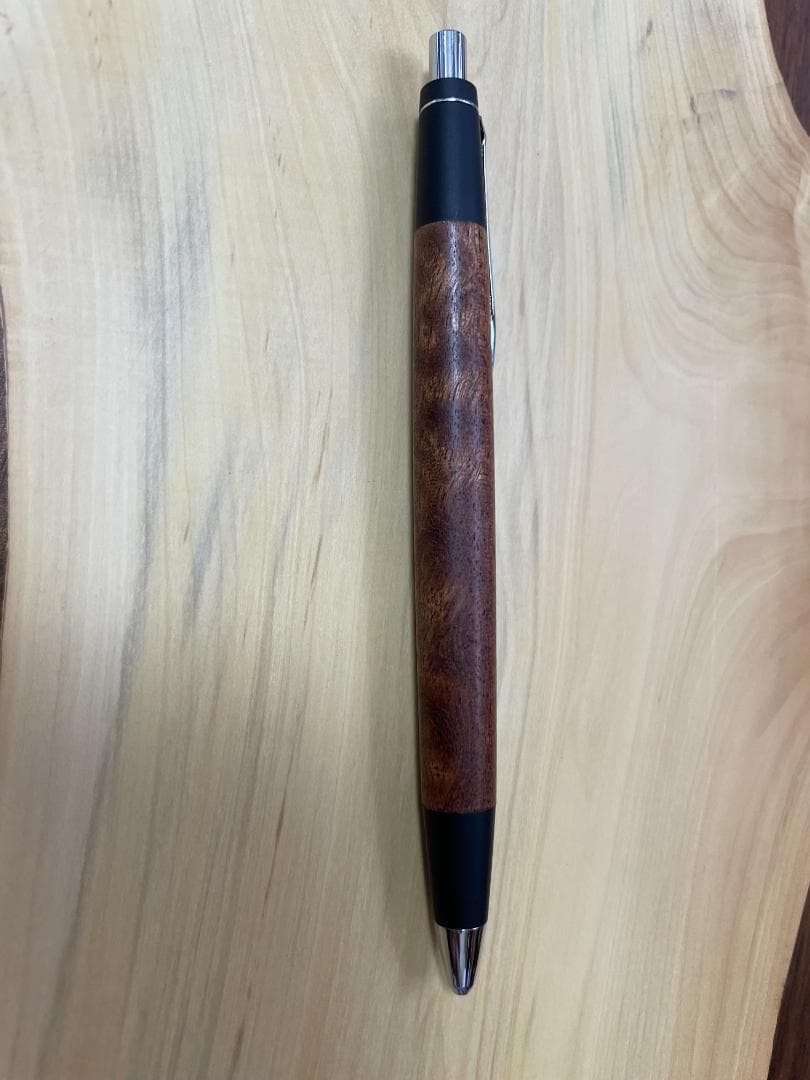 【野原工芸 木軸シャープペンシル】サペリ杢