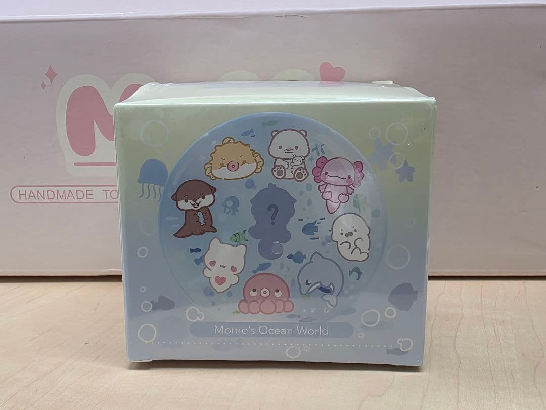 即日発送【未開封3個】海洋シリーズ　クリア　第1弾　MOMO　モモ　スクイーズ