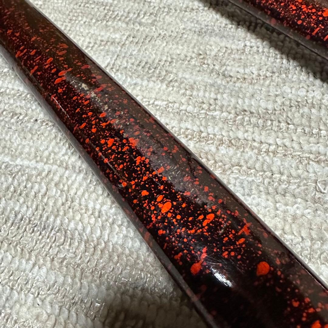 模造刀 黒赤鞘 二本セット