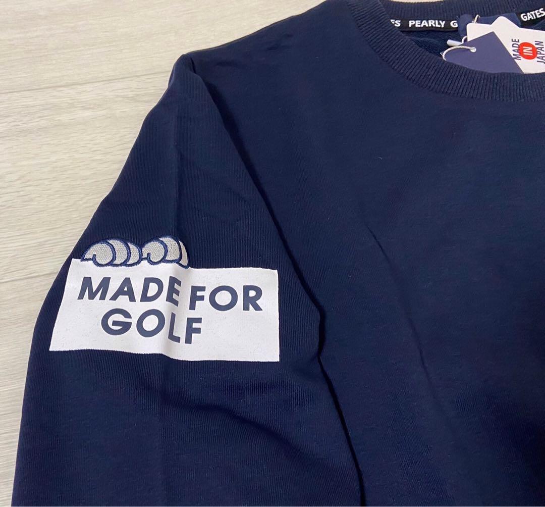 新品 正規品 パーリーゲイツ どうしちゃったPGスウェット サイズ 紺 4 M