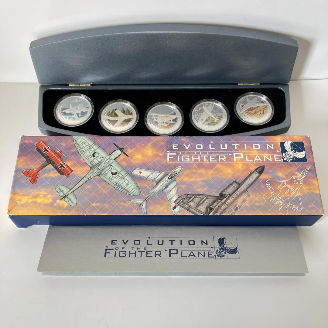 パース造幣局発行 戦闘機シリーズ 記念硬貨5枚セット　2005年