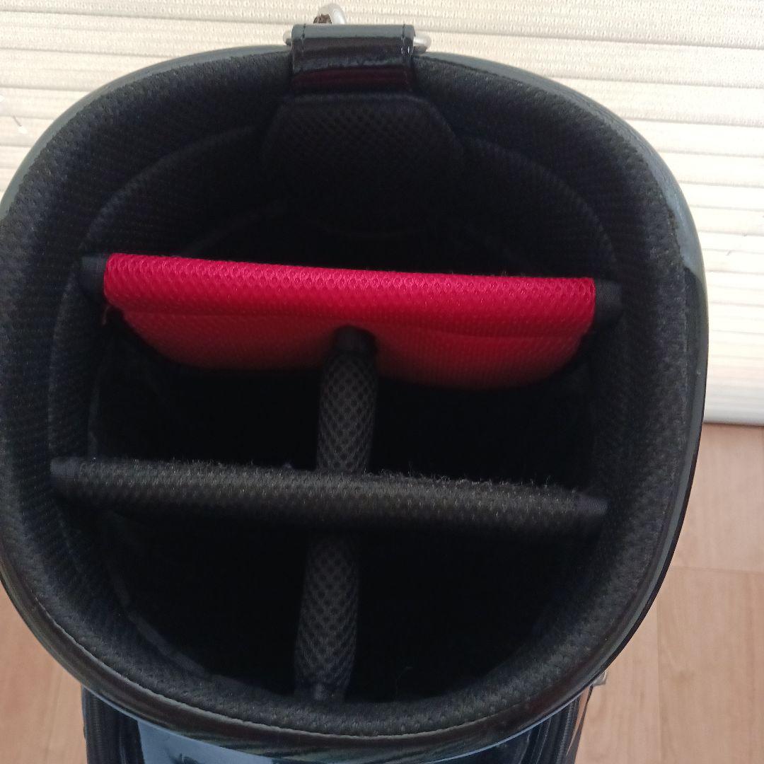 カステルバジャック キャディバッグ 黒 赤