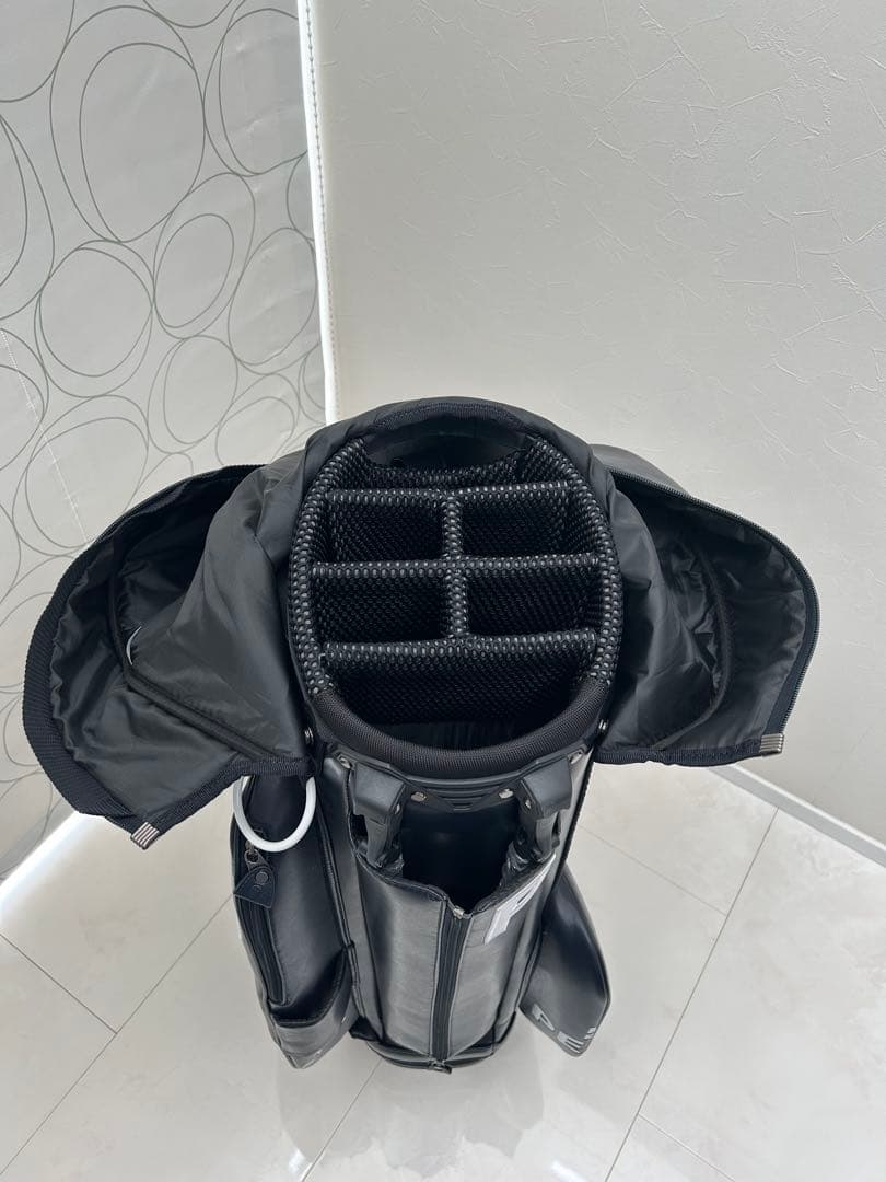 PEARLY GATES【定番】合皮スタンド式キャディバッグ46インチ対応9型