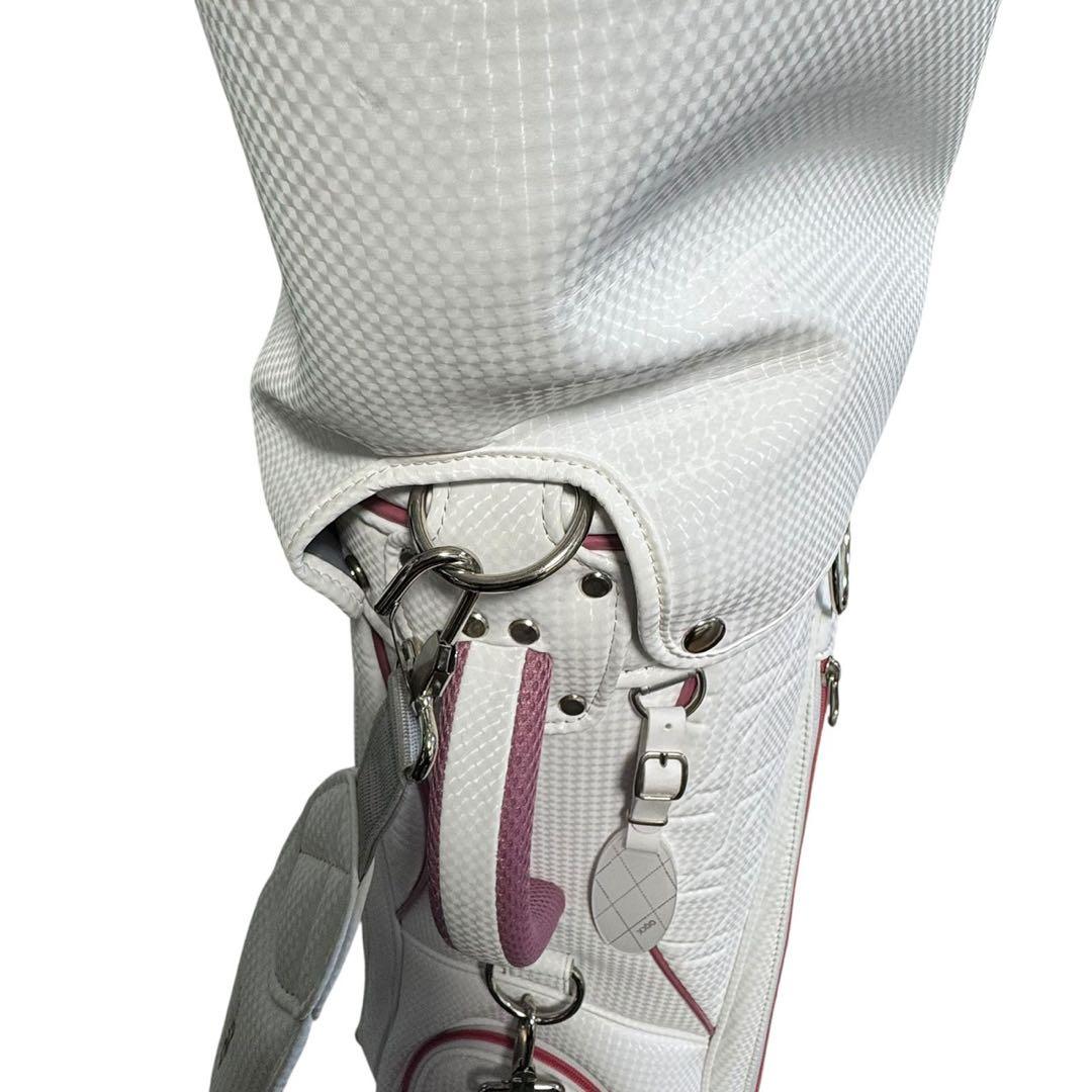 美品　XXIO ゴルフバッグ ホワイト/ピンク　ゼクシオ