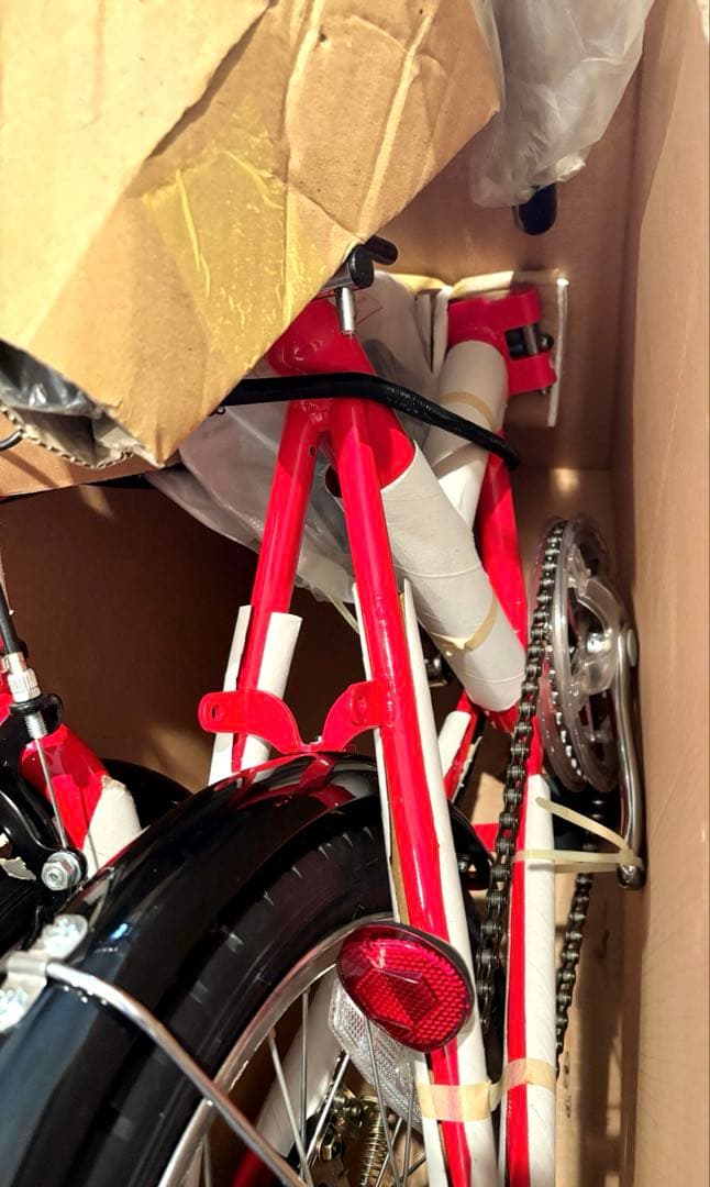 新品未使用　ペコちゃんサイクル折りたたみ自転車