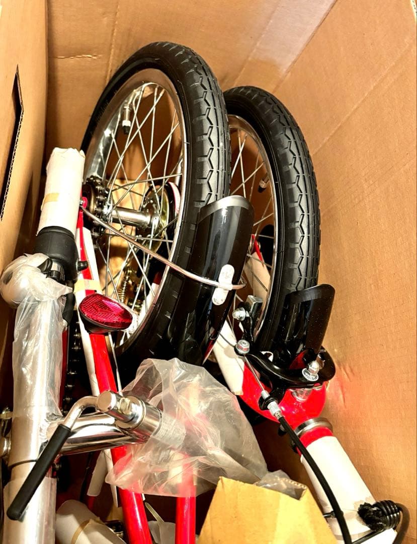 新品未使用　ペコちゃんサイクル折りたたみ自転車