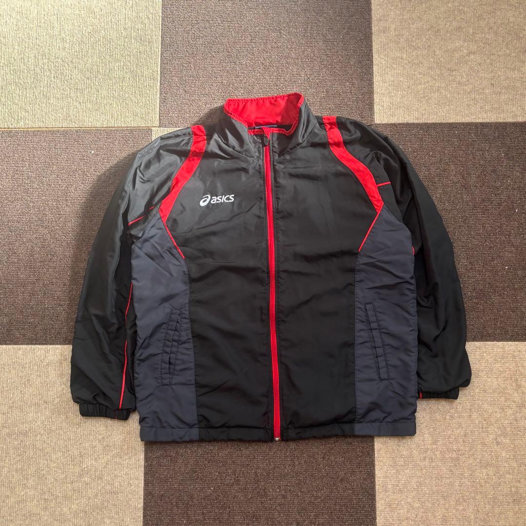 【✨美品希少‼️】 ASICS 刺繍ロゴ ウォームアップジャージ セットアップ