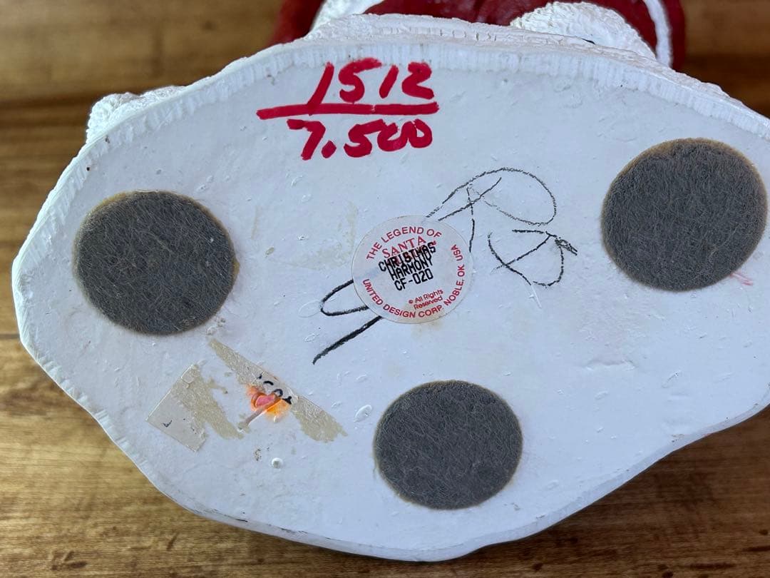 サンタクロース 置物 陶器製