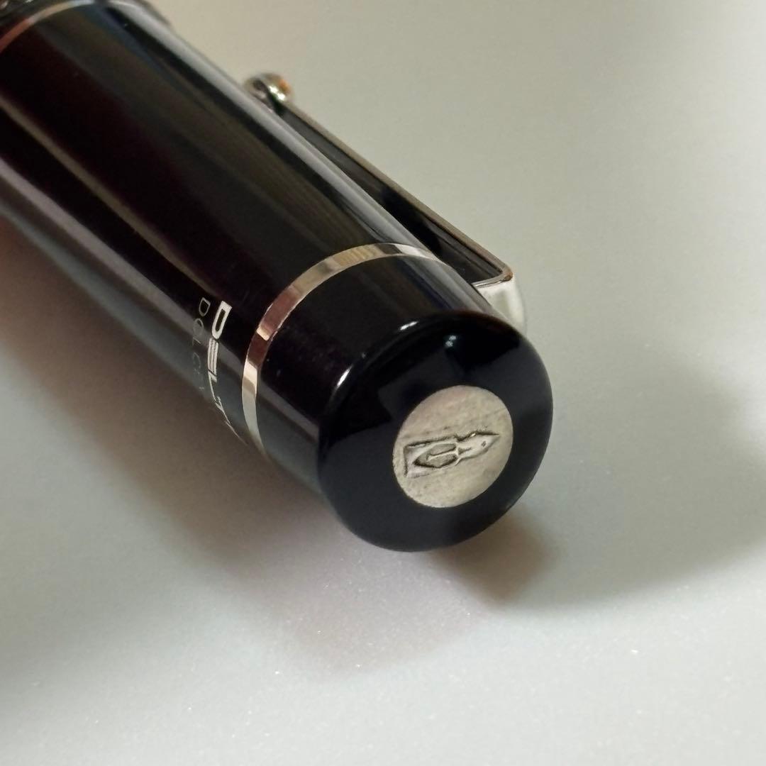 DELTAデルタ　ドルチェビータ　万年筆シルバー925 18K750 M