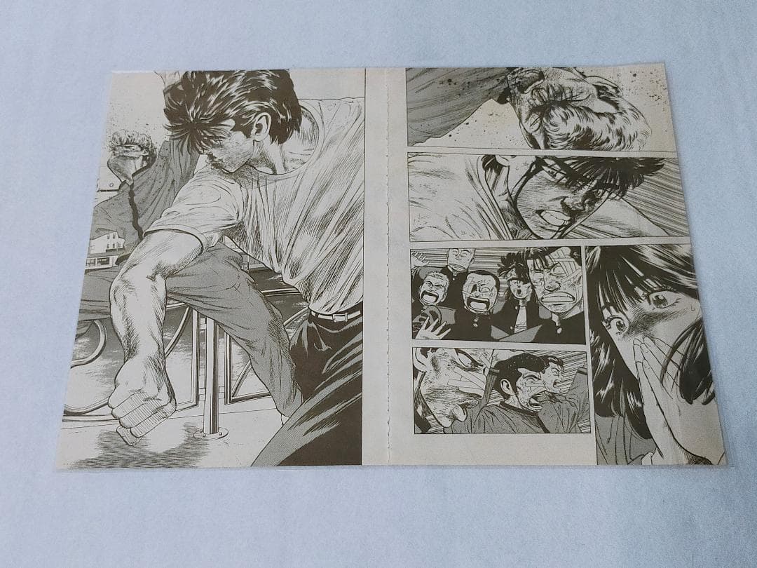 ろくでなしブルース　BLUES　額装飾　アニメ＞漫画本＞カード＞ポスター＞その他