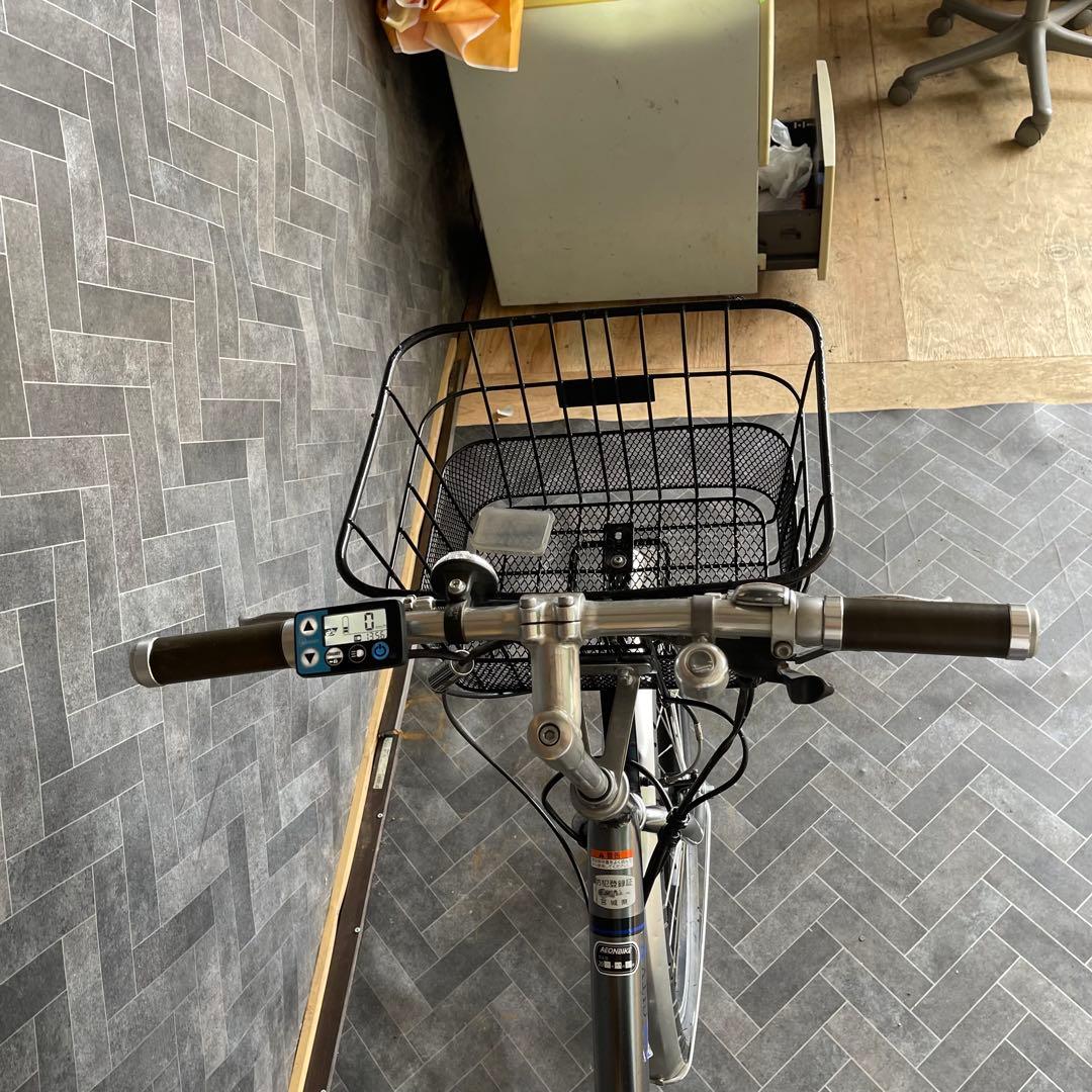 ヤマハPAS CITY V電動アシスト自転車 グレー 24インチ バスケット付き