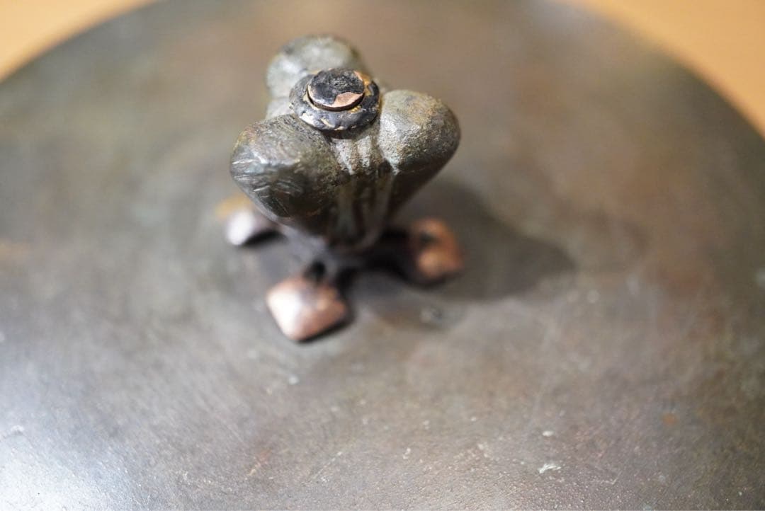 龍家製 鋳鉄製鉄瓶 ダークブラウン