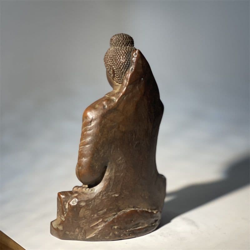 ガンダーラ造像 禅定坐像 禅意書斎茶室 装飾品 工芸品 美術品 置物