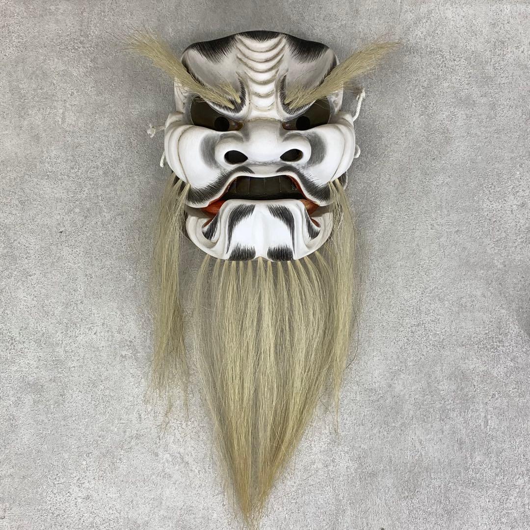 神楽面 杉谷茂 出雲神楽 島根県 神 伝統工芸 稲佐の浜 劇 面