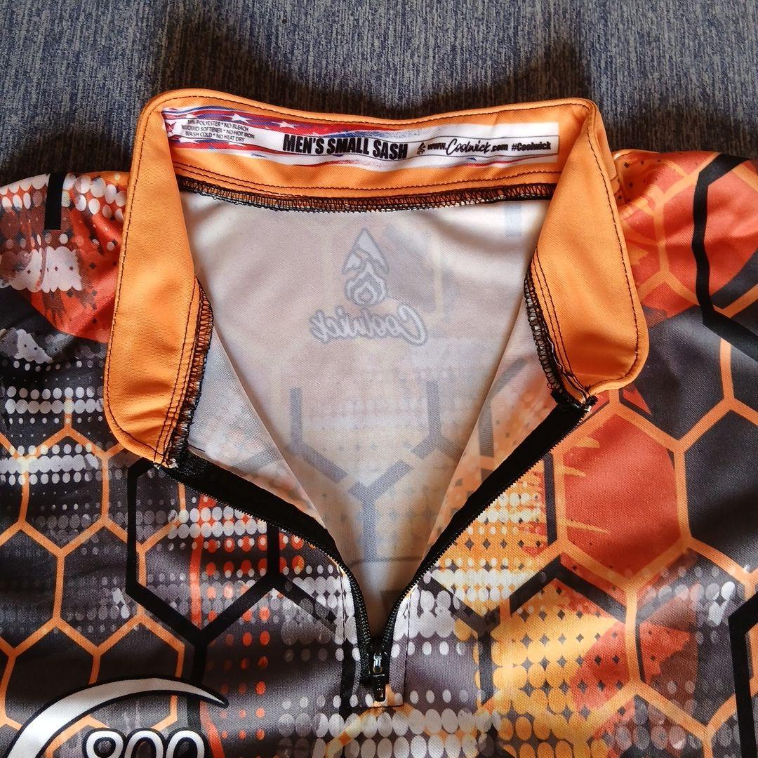 ✨新品✨GLOBAL900　Mサイズ　オレンジ　USA製　ボウリングウェア