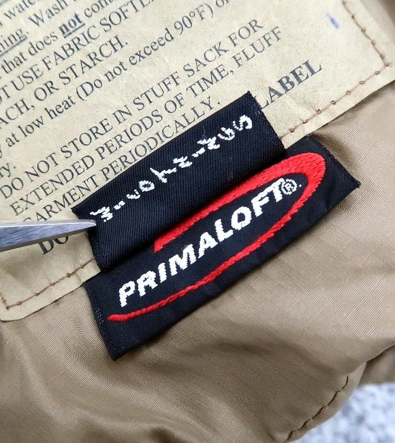 ⑨ 極美品 S-S 米軍実物 USMC レベル7 プリマロフト パンツ コヨーテ