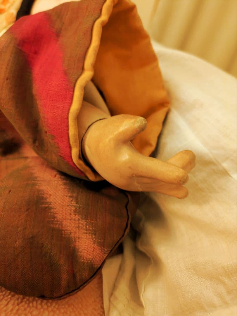 【お値下げ】　明治期　150年前　60センチ 市松人形　ビスクドール　抱き人形