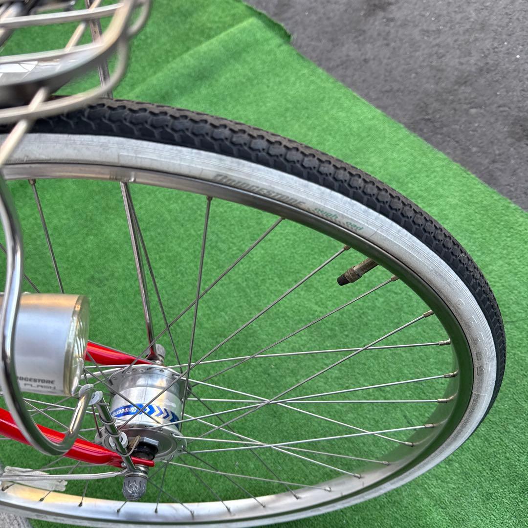 ブリヂストン自転車26インチ オートライト とても綺麗です【引き取り限定】