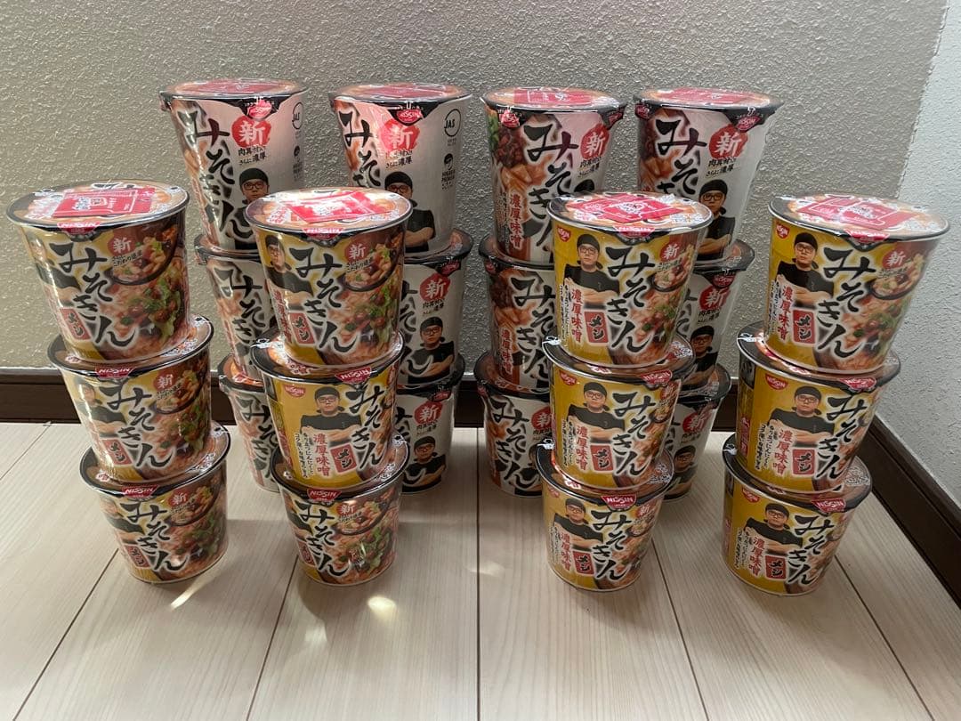 新みそきんカップラーメン12個(1箱)カップメシ12個(2箱)合計24個セット