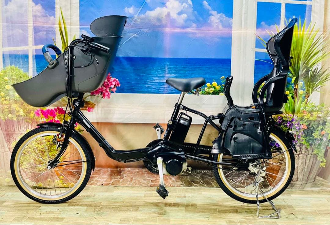 人気モデル！ギュット12AH⭐️パナソニック子供乗せ電動アシスト自転車1175