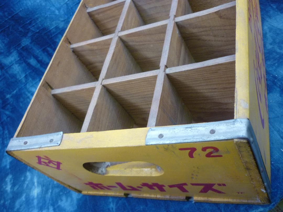 中古極美品 コカコーラ木箱 ホーム・サイズ 500ml瓶×12本 G16689