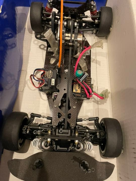 タミヤメカ付き4WDプロポ付 フレーム ワイスピボディ