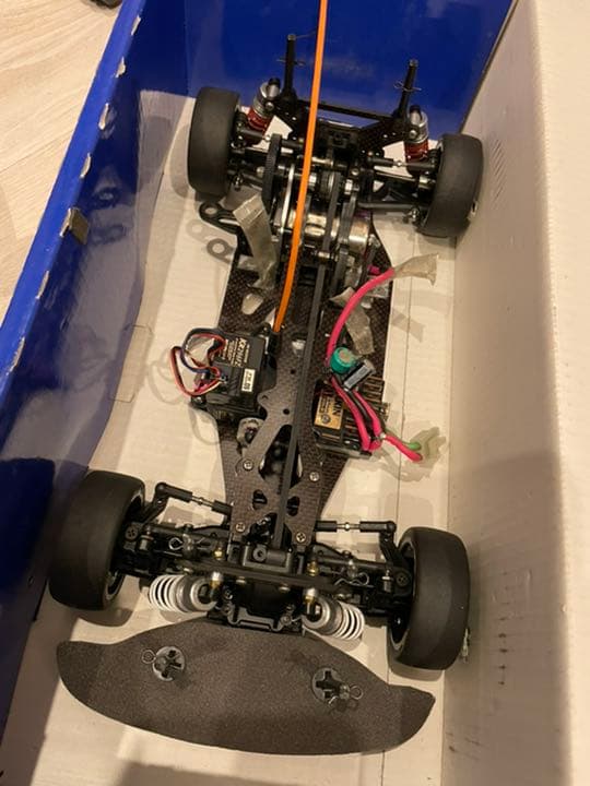 タミヤメカ付き4WDプロポ付 フレーム ワイスピボディ