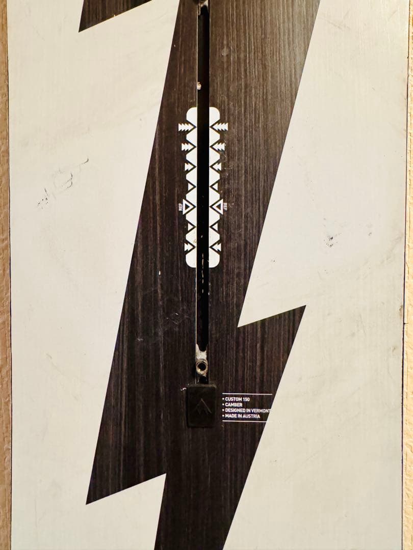 ビンディング付BURTON custom 150 カスタムキャンバーcamber