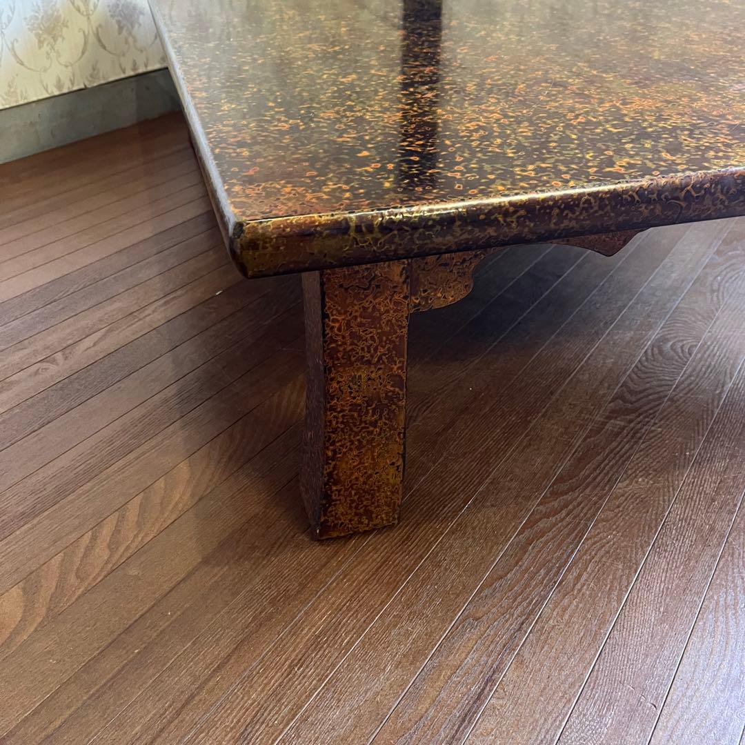 【アンティーク】津軽塗り 座卓 ちゃぶ台 センターテーブル 座敷机 工芸品